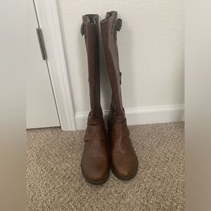 G by Guess Brown Tall Leather Boots
